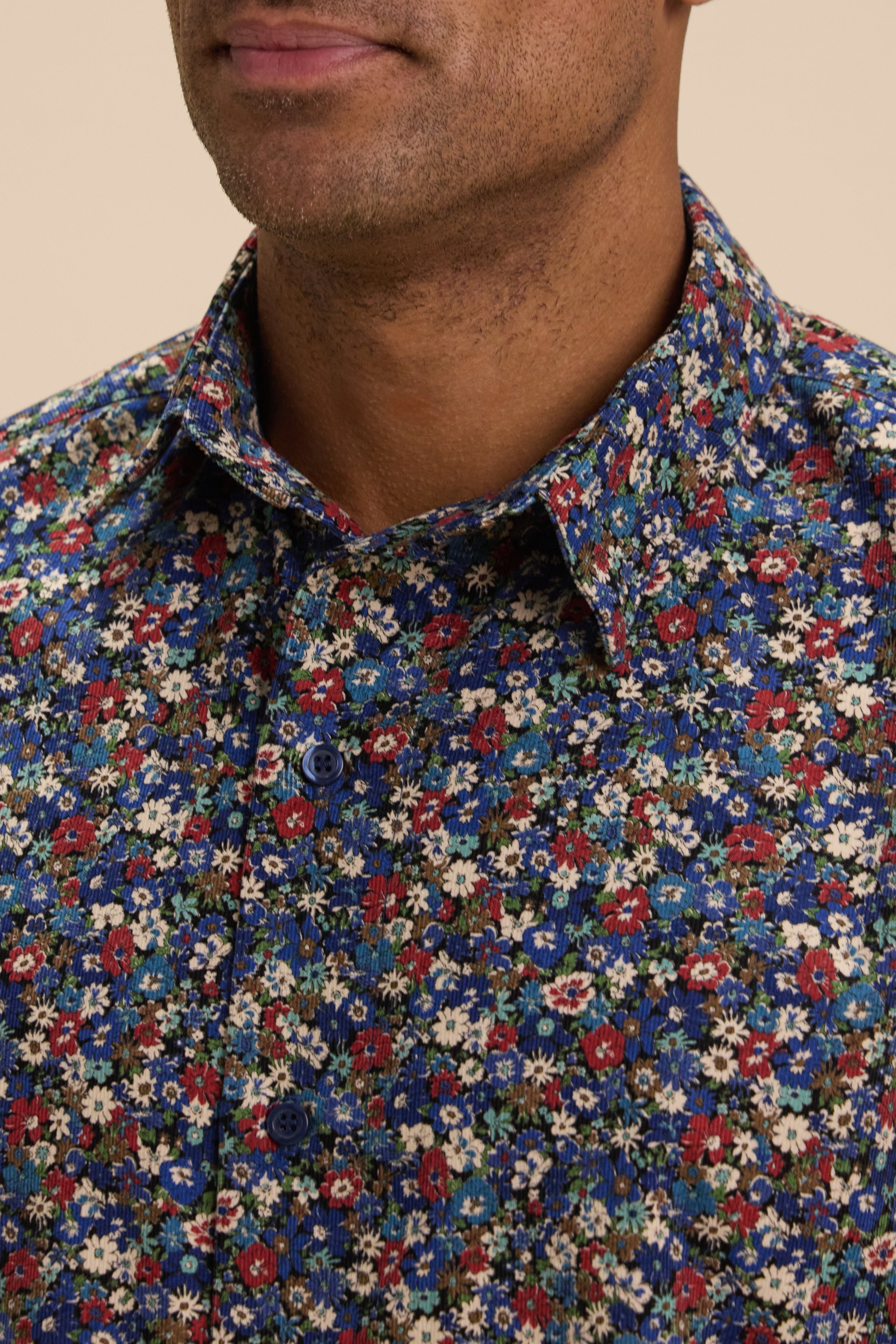 Micro-wale Corduroy Flowers