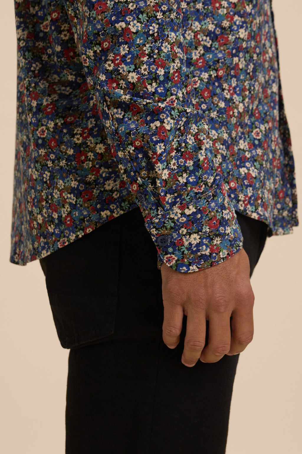 Micro-wale Corduroy Flowers