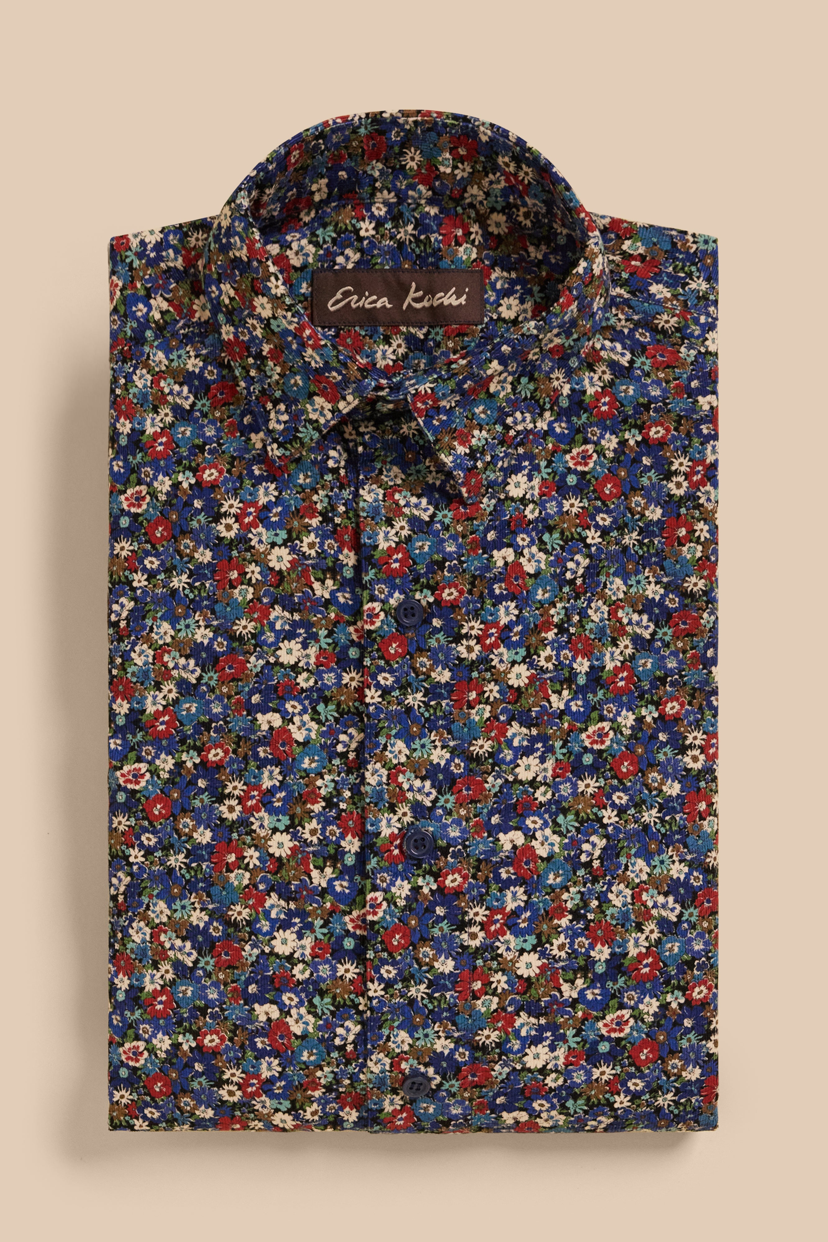 Micro-wale Corduroy Flowers