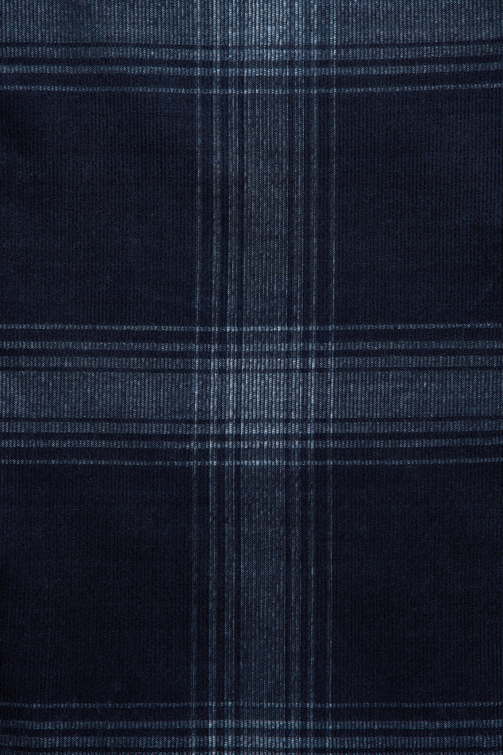 Indigo Check fabric swatch