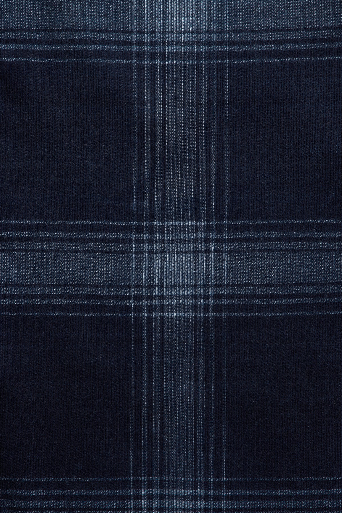 Indigo Check fabric swatch