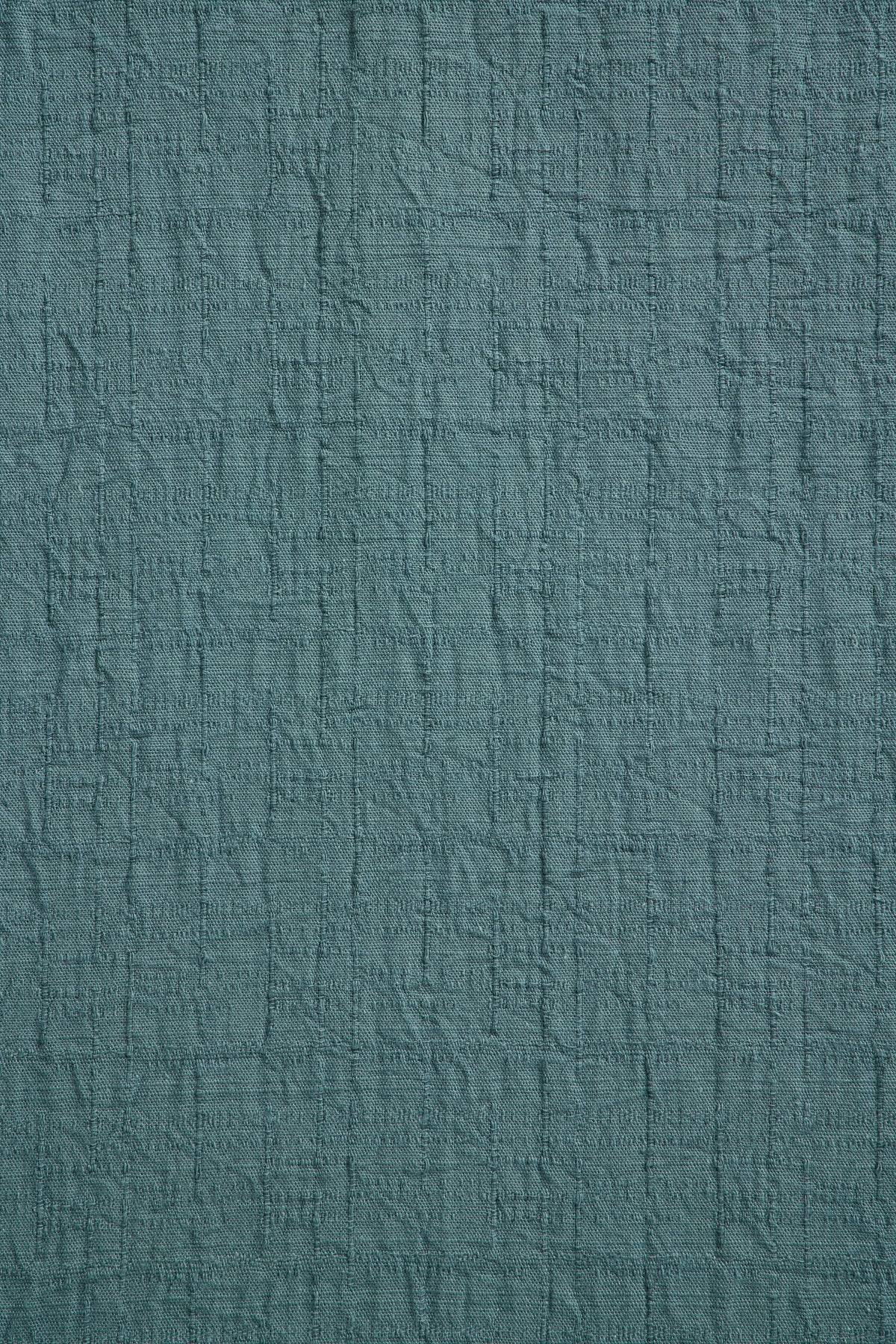 Kasumi Grid Cypress fabric swatch