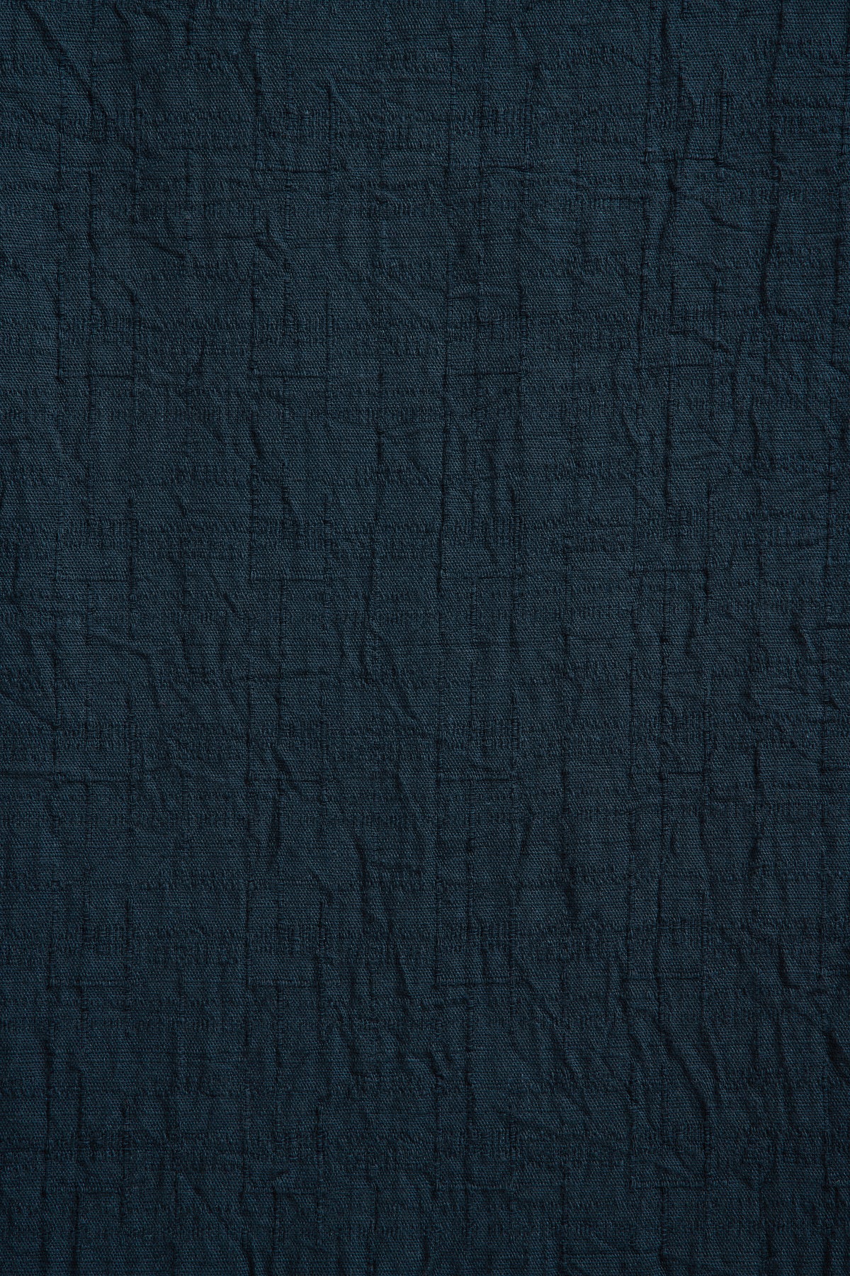 Kasumi Grid Indigo fabric swatch