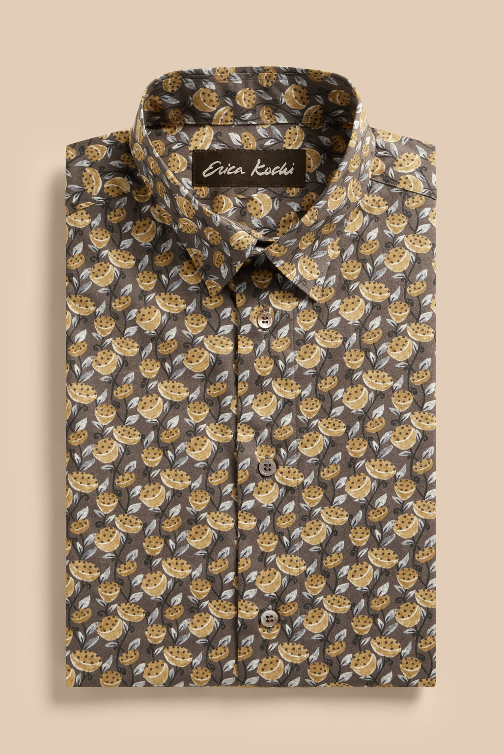 Lotus shirt, flat lay