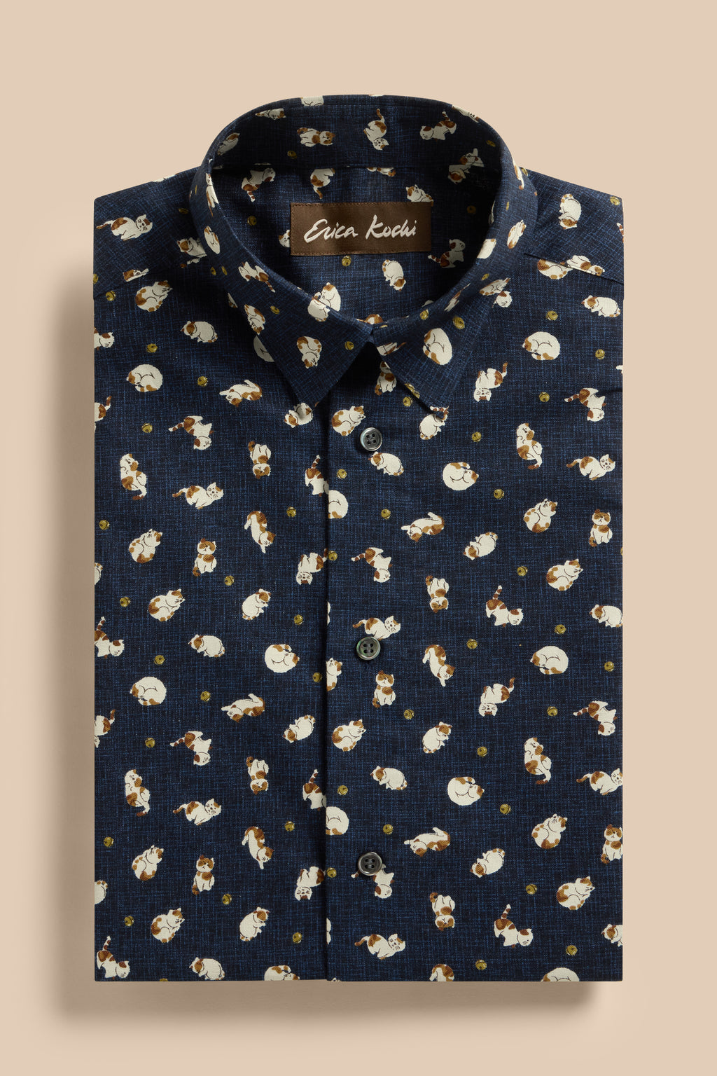 Neko no Suzu shirt, flat lay