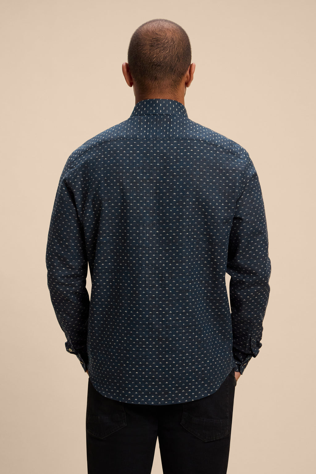 Yama Yume shirt, back on model